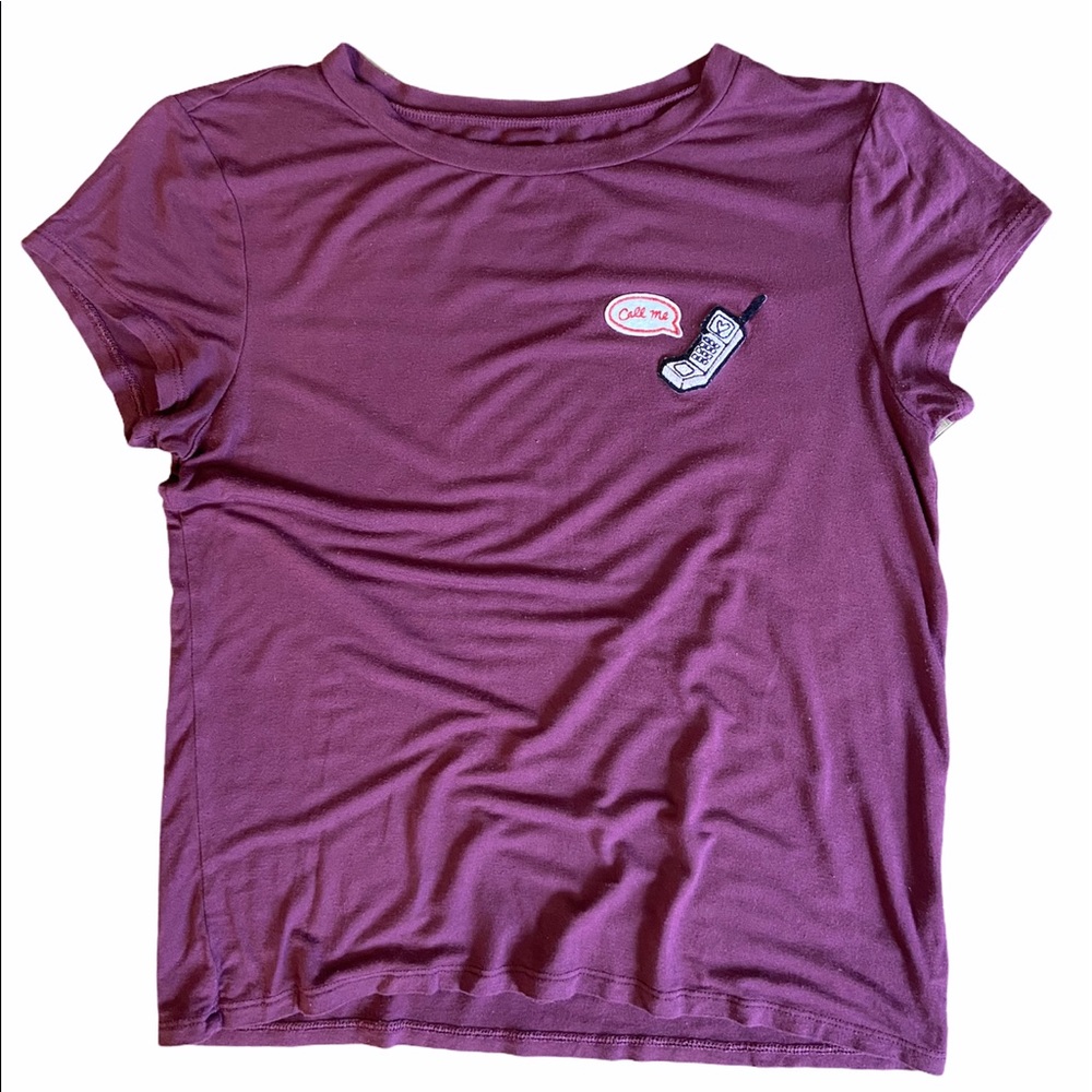 2/$25 AEO Cute Summer Top T-Shirt Size Small GUC